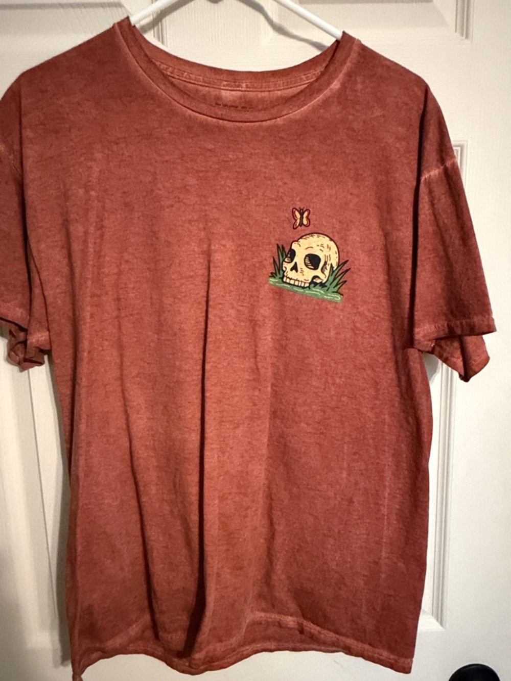 Give The World Good Energy Rust Graphic Tee